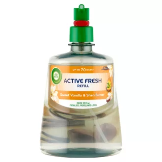   Air Wick Active Fresh Édes Vanília és Shea Vaj utántöltő 228 ml