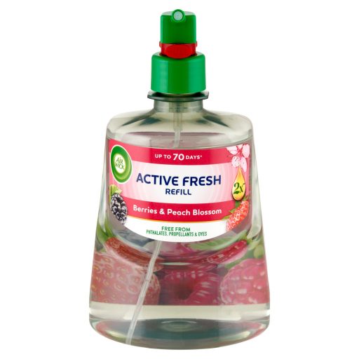 Air Wick Active Fresh Erdei gyümölcs és barackvirág utántöltő 228 ml