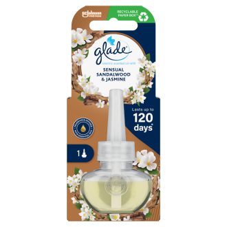  Glade Sensual Sandalwood & Jasmine elektromos légfrissítő készülék utántöltő 20 ml