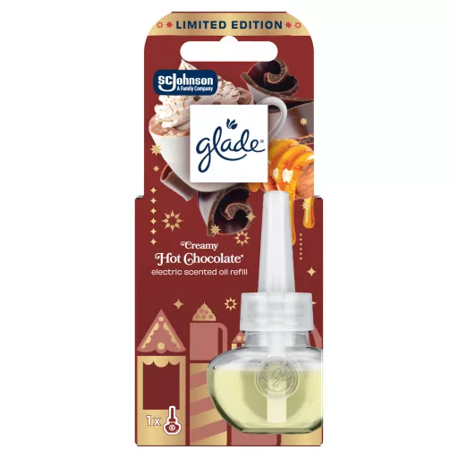 Glade Creamy Hot Chocolate elektromos légfrissítő utántöltő 20 ml