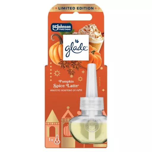 Glade Pumpkin Spice Latte elektromos légfrissítő utántöltő 20 ml