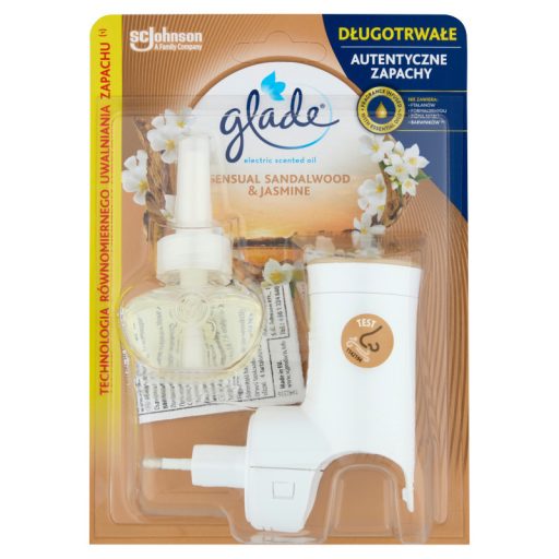 Glade Sensual Sandalwood & Jasmine elektromos légfrissítő készülék 20 ml
