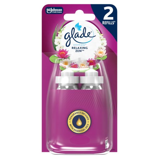 Glade Sense & Spray Relaxing Zen automata légfrissítő utántöltő 2 x 18 ml (36 ml)