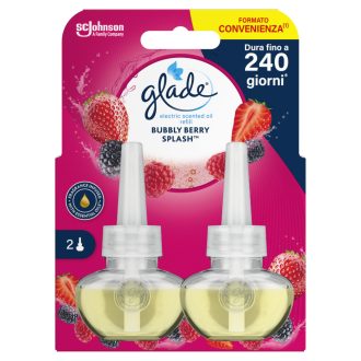   Glade Bubbly Berry Splash elektromos légfrissítő készülék utántöltő 2 x 20 ml (40 ml)