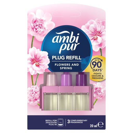 Ambi Pur Flowers & Spring Elektromos Légfrissítő-utántöltő, 20ml