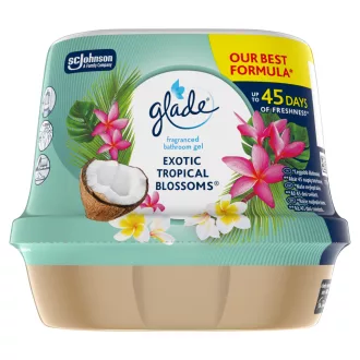   Glade légfrissítő zselé 180g Exotic Tropical Blossoms fürdőszobai