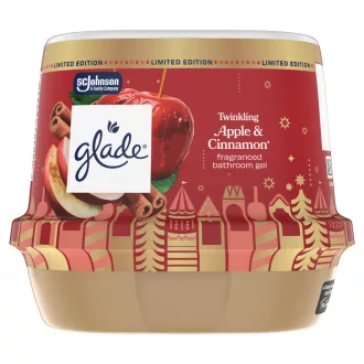   Glade Twinkling Apple & Cinnamon fürdőszobai légfrissítő zselé 180 g