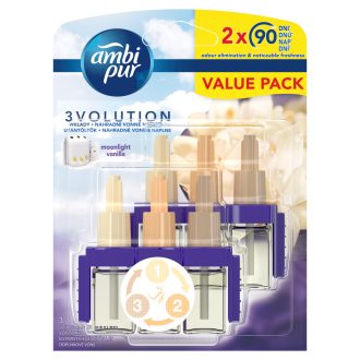   Ambi Pur e3vol légfrissítő utántöltő 2x20ml Moonlight Vanilla DUO