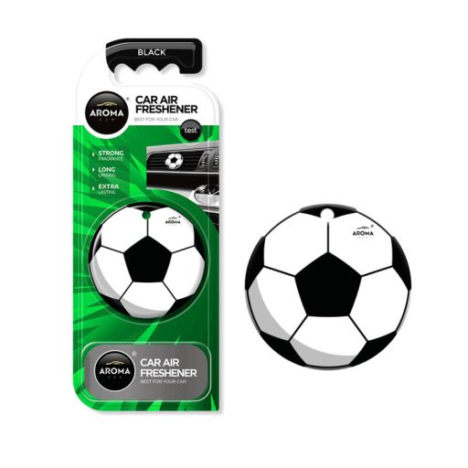 AROMA CAR autóillatosító Polymer Sport Football Black