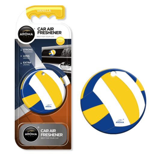 AROMA CAR autóillatosító Polymer Sport Volleyball Vanilla