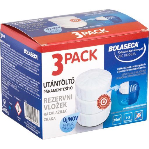 Bolaseca páramentesítő ut.tabletta 3x450g