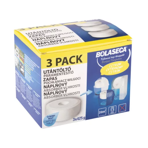 Bolaseca páramentesítő ut.tabletta 3x425g lyukas citrom