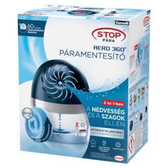   Ceresit Stop Pára Aero 360° kék páramentesítő készülék és tabletta 450 g