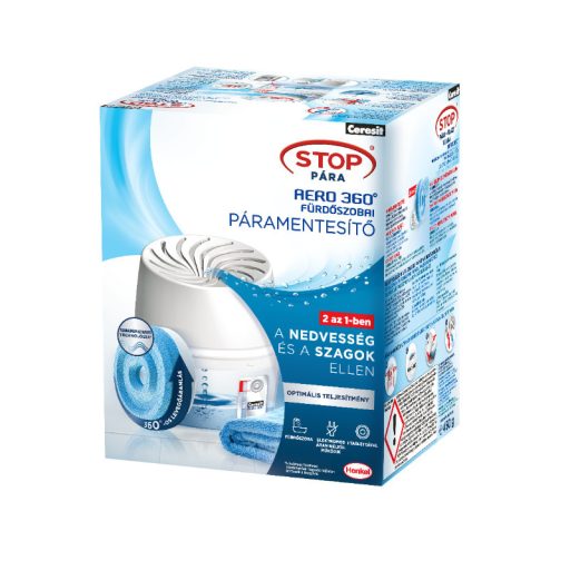 Ceresit Stop páramentesítő készülék + tab. 450g AERO360 fürdőszobai