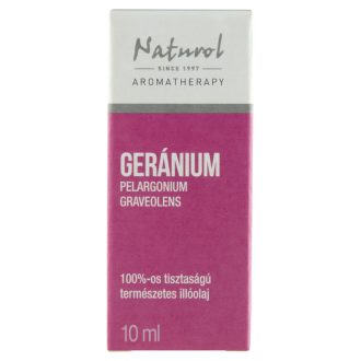   Naturol Aromatherapy 100%-os tisztaságú természetes geránium illóolaj 10 ml