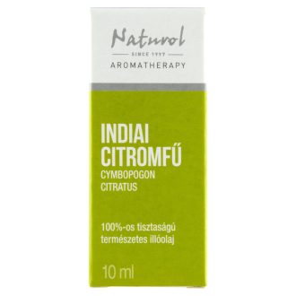   Naturol Aromatherapy 100%-os tisztaságú természetes indiai citromfű illóolaj 10 ml