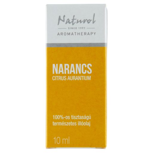 Naturol Aromatherapy 100%-os tisztaságú természetes narancs illóolaj 10 ml