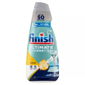   Finish Ultimate Hygiene+ Gel Citrom gépi mosogató gél 50 mosás 1000 ml