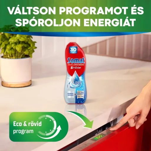 Somat Excellence Duo Gel gépi mosogatószer gél 60 mosogatás 2 x 540 ml
