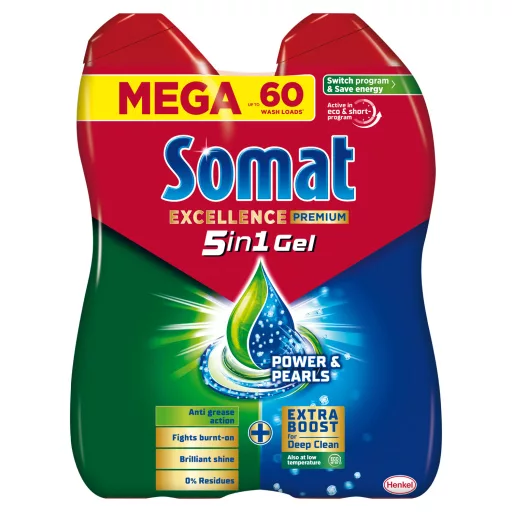 Somat Excellence Duo Gel mosogatógél 2 x 540 ml