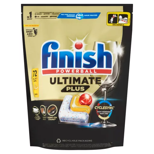 Finish Ultimate Plus All in 1 mosogatógép tab. 72db Lemon