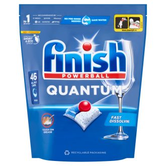   Finish Powerball Quantum All in 1 Regular mosogatógép kapszula 46 pcs 478,4 g