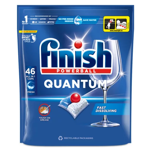 Finish Quantum All in One mosogatógép tab. 46db regular