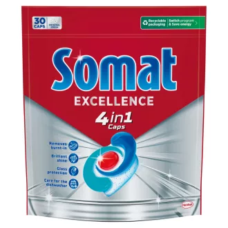   Somat Excellence 4in1 gépi mosogatószer kapszula 30 db 543 g