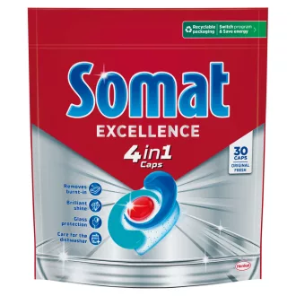   Somat Excellence 4in1 gépi mosogatószer kapszula 30 db 543 g