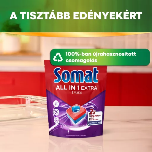 Somat All in 1 Extra Original Fresh gépi mosogatótabletta 75 db 1125 g