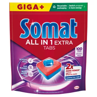   Somat All in 1 Extra Original Fresh gépi mosogatótabletta 100 db 1500 g