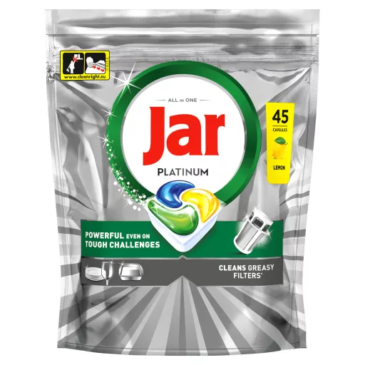 Jar mosogatógép tabletta 45db Platinum Lemon
