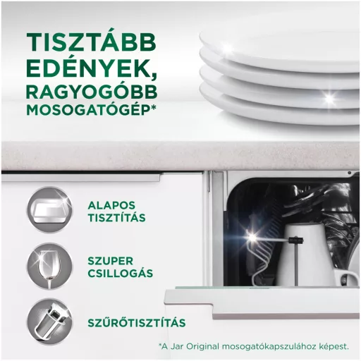 Jar Platinum Mosogatókapszula, Lemon, , 45 Mosogatókapszula