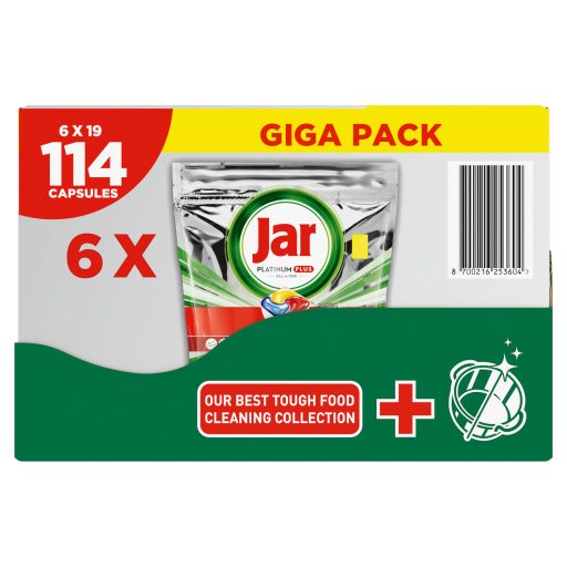 Jar Platinum Plus Lemon All In One Mosogatókapszula, 114 db