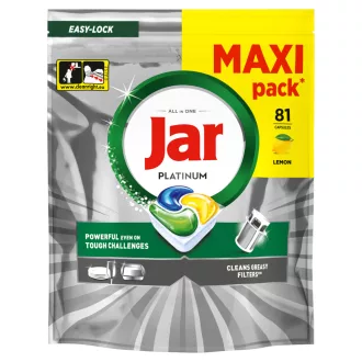 Jar mosogatógép tabletta 81db Platinum Lemon