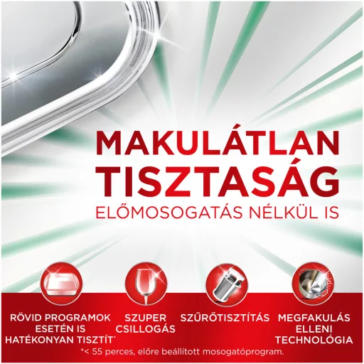 Jar mosogatógép tabletta 102db Platinum Plus Lemon