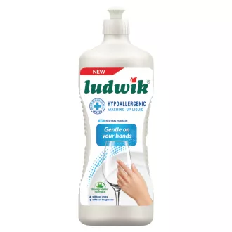 Ludwik mosogatószer 900ml hipoallergén, illatmentes