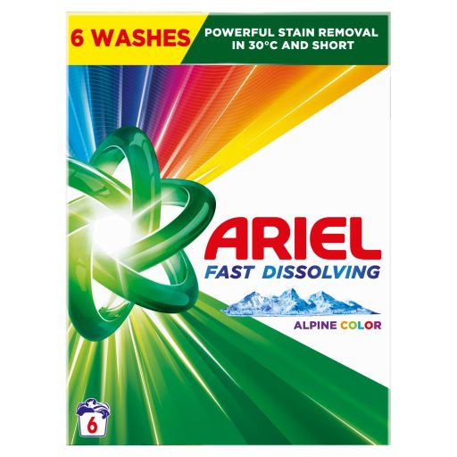 Ariel Alpine Color Mosópor, 330 g, 6 Mosáshoz