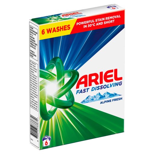 Ariel Alpine Fresh Mosópor, 330 g, 6 Mosáshoz