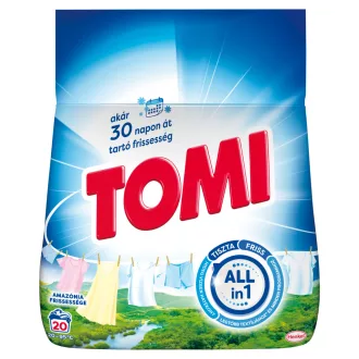   Tomi Amazónia Frissessége mosószer fehér és világos ruhákhoz 20 mosás 1 kg