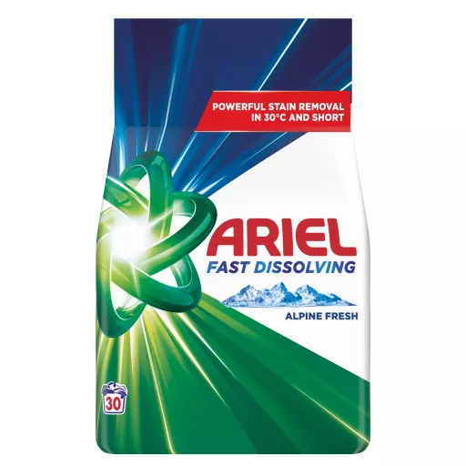 Ariel Alpine Fresh Mosópor, 1.65 kg, 30 Mosáshoz