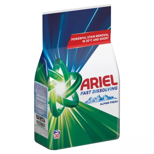 Ariel Alpine Fresh Mosópor, 1.65 kg, 30 Mosáshoz