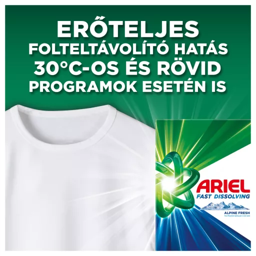 Ariel Alpine Fresh Mosópor, 1.65 kg, 30 Mosáshoz