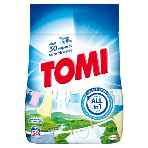 Tomi mosópor 1,5kg Amazonia Freshness 30 mosás