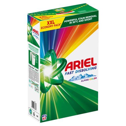 Ariel Alpine Color Mosópor, 3.465 kg, 63 Mosáshoz