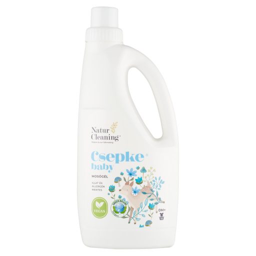 Natur Cleaning mosógél 1L Csepke baby illat és allergénmentes