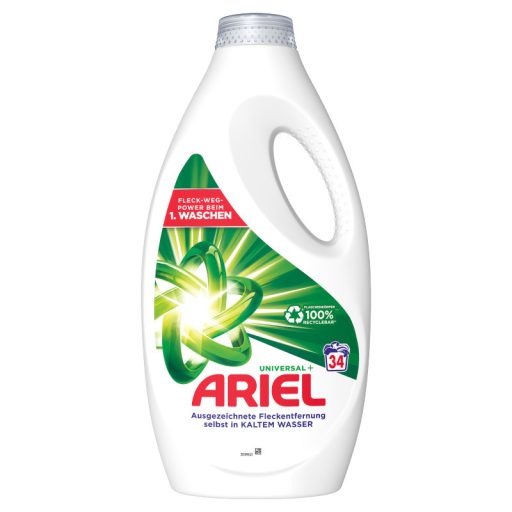Ariel Folyékony Mosószer, 1.7l, 34 Mosáshoz, Brilliant Clean Universal+
