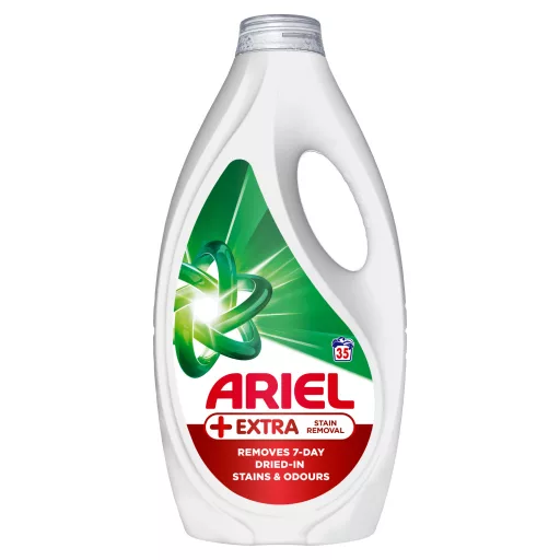 Ariel Folyékony Mosószer, +Extra Folteltávolító Hatás, 1.575 l, 35 Mosáshoz