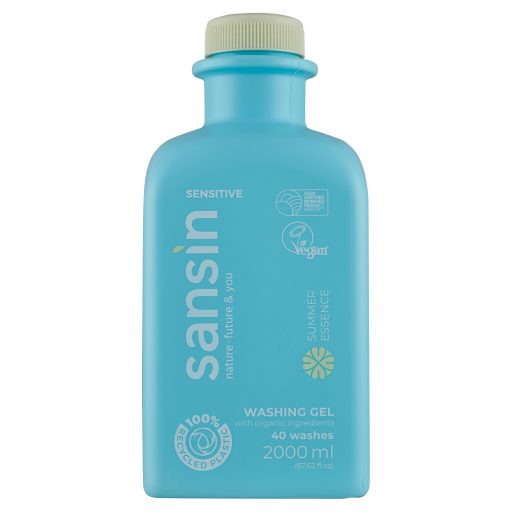 Sansin Summer Essence szenzitív univerzális folyékony mosógél 40 mosás 2000 ml