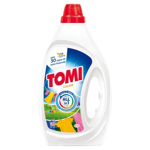 Tomi Color folyékony mosószer színes ruhákhoz 33 mosás 1,485 l